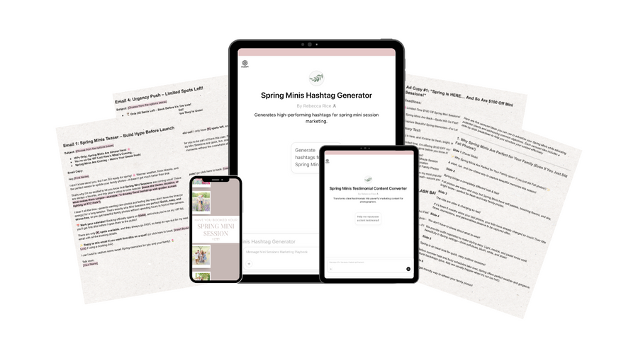 Spring Minis Marketing Bundle