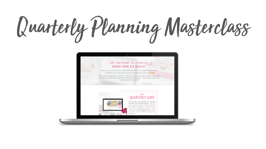 Quarterly Planning Masterclass
